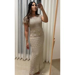 ZARA CROCHET KNIT DRESS LIMITED EDITION